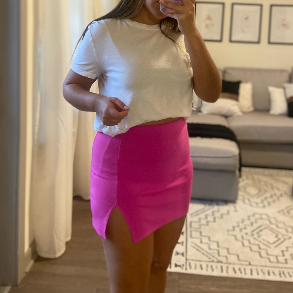 Pink skirt